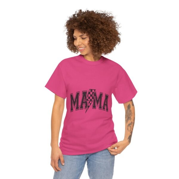 Mama Lightning Bolt Graphic Tee, Fun Gift for Moms, Casual Everyday Wear, Mother's Day Shirt, Mom Life Tee, Trendy Unisex Top - Image 5