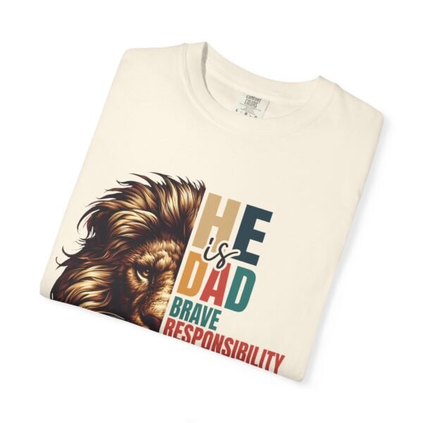 He is Dad Lion Graphic T-Shirt, Father's Day Gift, Unisex Tee, Dad Humor Shirt, Gift for Dad, Warrior Dad Apparel - Image 15