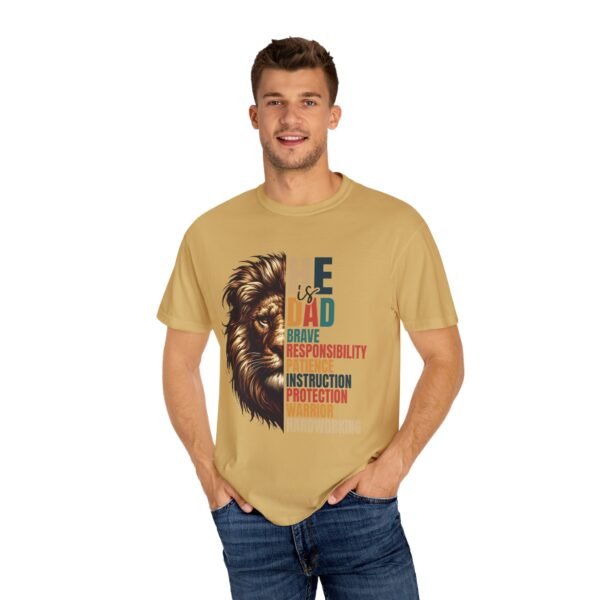 He is Dad Lion Graphic T-Shirt, Father's Day Gift, Unisex Tee, Dad Humor Shirt, Gift for Dad, Warrior Dad Apparel - Image 20