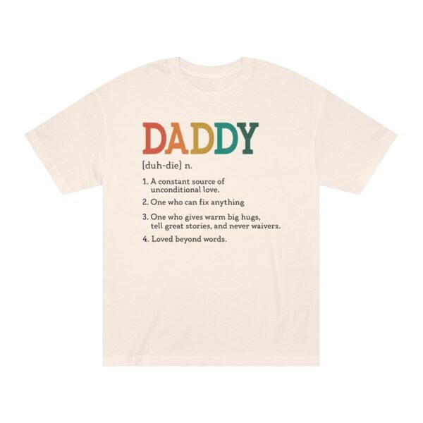 Father's Day Unisex Tee, Daddy Definition Shirt, Gift for Dad, Casual Father's Day Gift, Dad Love Tee, Daddy Humor Tee - Image 6