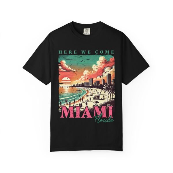 Miami Sunset T-Shirt, Vintage Florida Tee, Retro Beachwear, Summer Vacation Shirt, Unisex Graphic Tee, Travel Apparel - Image 40