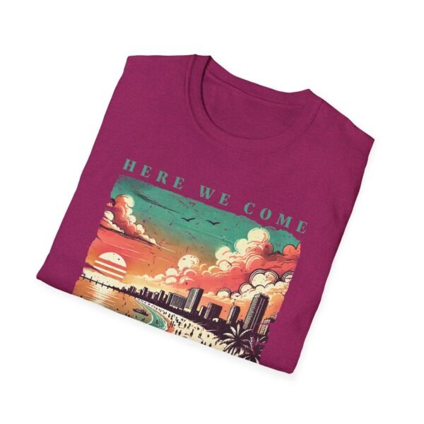 Miami Beach Vibes Unisex Softstyle T-Shirt, Summer Apparel, Vacation Tee, Graphic Shirt for Beach Lovers, Travel Gift - Image 18