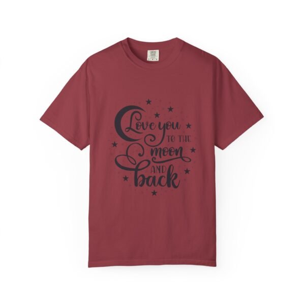 Love You to the Moon and Back Unisex T-Shirt | Cute Gift for Him/Her, Relaxed Fit Tee, Relationship Gift, Gift for Parents, Couple's Shirt - Image 12