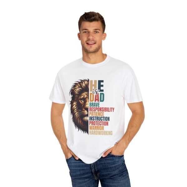 He is Dad Lion Graphic T-Shirt, Father's Day Gift, Unisex Tee, Dad Humor Shirt, Gift for Dad, Warrior Dad Apparel - Image 12