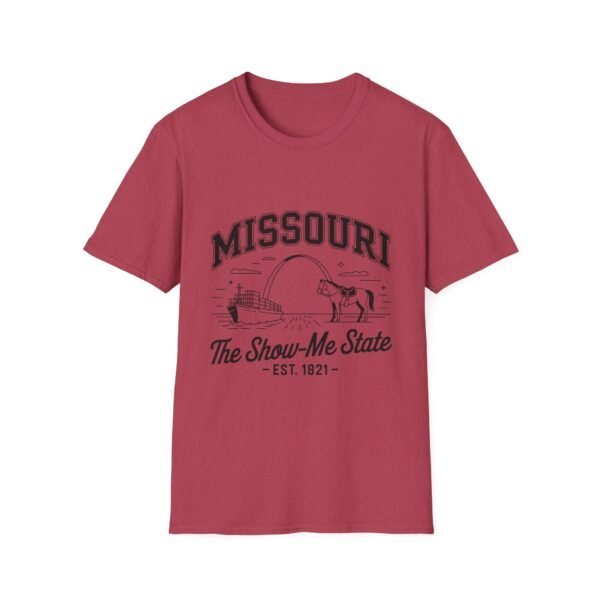 Missouri Unisex Softstyle T-Shirt, Show-Me State Tee, State Pride Shirt, Gift for Travelers, Casual Wear, Souvenir Apparel - Image 35