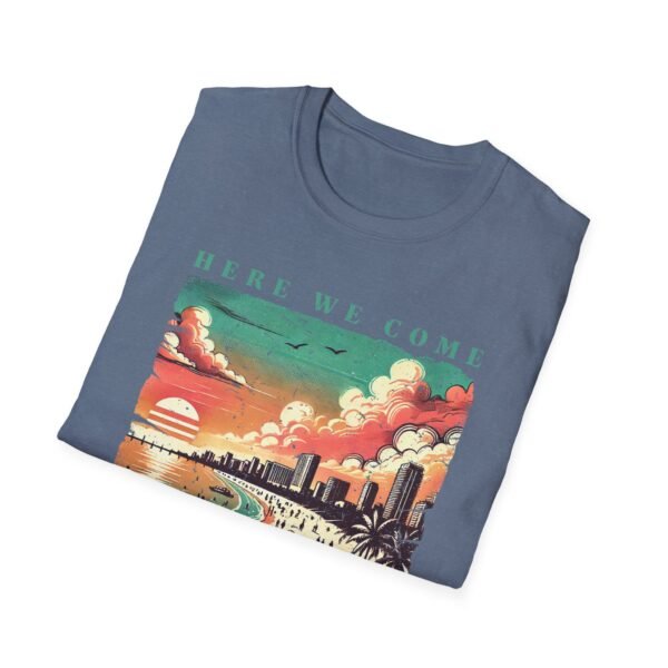 Miami Beach Vibes Unisex Softstyle T-Shirt, Summer Apparel, Vacation Tee, Graphic Shirt for Beach Lovers, Travel Gift - Image 26