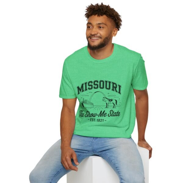 Missouri Unisex Softstyle T-Shirt, Show-Me State Tee, State Pride Shirt, Gift for Travelers, Casual Wear, Souvenir Apparel - Image 6
