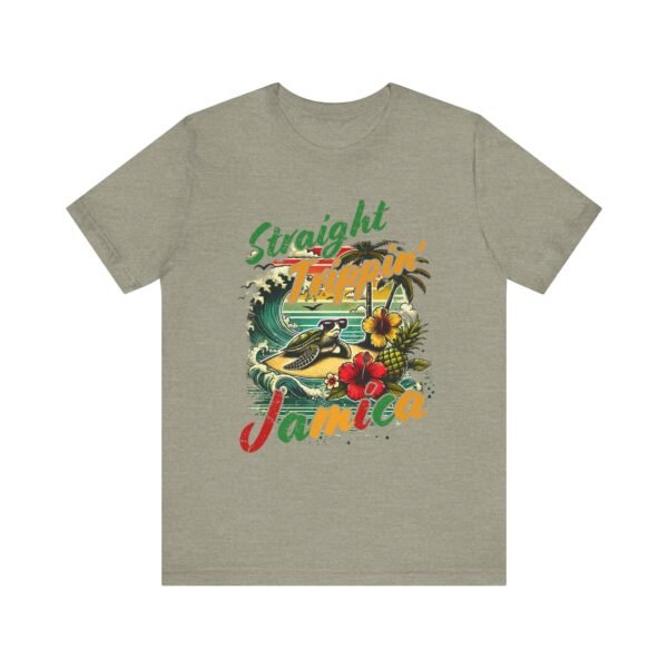 Tropical Vibe Tee - Unisex Jersey Short Sleeve Tee - Straight Trippin' Jamaica - Image 9