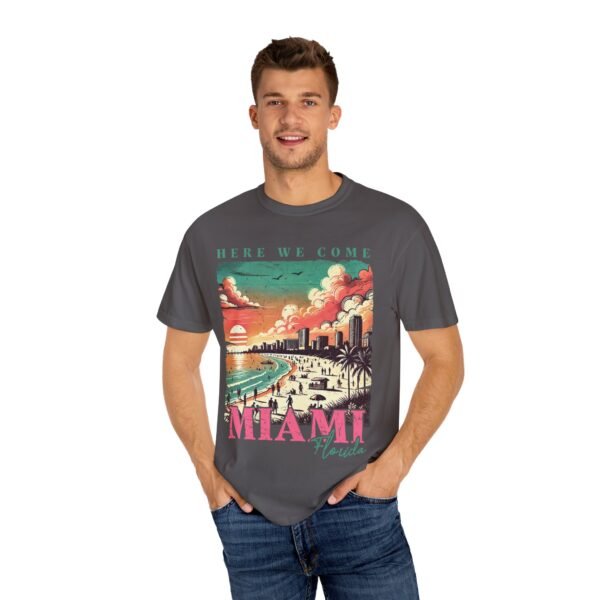 Miami Sunset T-Shirt, Vintage Florida Tee, Retro Beachwear, Summer Vacation Shirt, Unisex Graphic Tee, Travel Apparel - Image 39