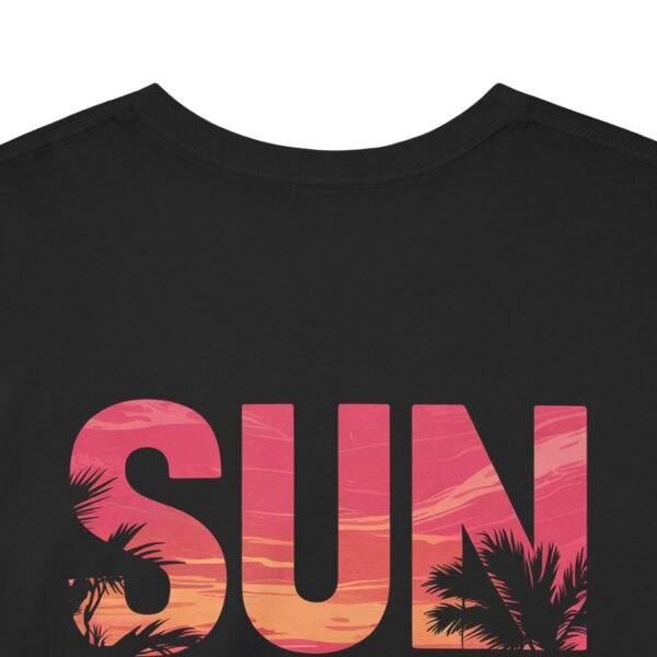 Tropical Beach Tee, Sun Salt Sand T-Shirt, Summer Vibes Shirt, Ocean Lover Apparel, Beach Vacation Clothing, Coastal Gift Idea - Image 4