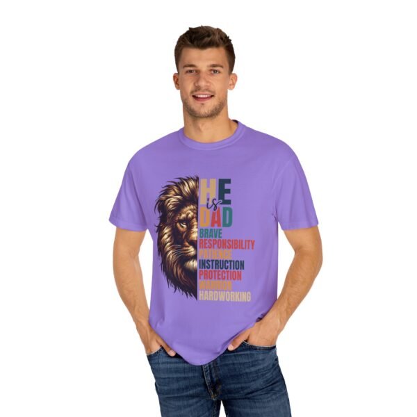 He is Dad Lion Graphic T-Shirt, Father's Day Gift, Unisex Tee, Dad Humor Shirt, Gift for Dad, Warrior Dad Apparel - Image 8