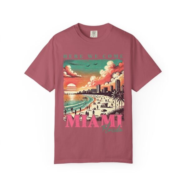 Miami Sunset T-Shirt, Vintage Florida Tee, Retro Beachwear, Summer Vacation Shirt, Unisex Graphic Tee, Travel Apparel - Image 44