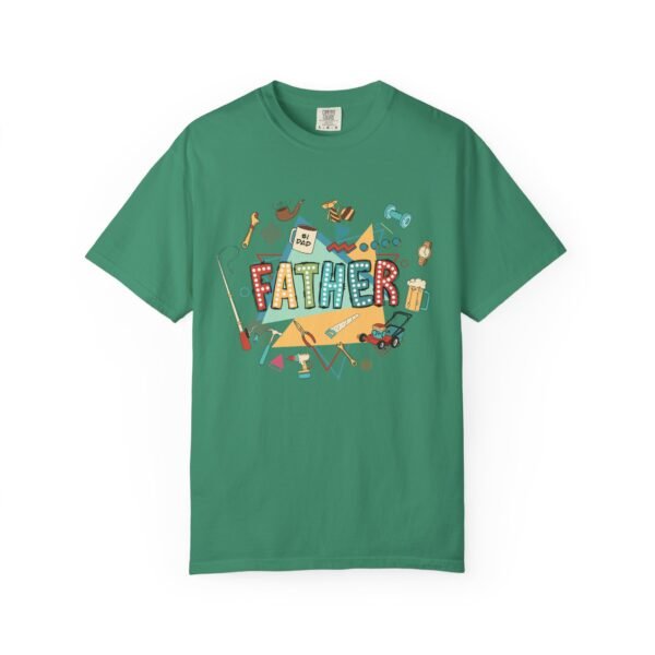 Father's Day Garment-Dyed T-Shirt, Unisex Tee for Dad, Unique Father's Day Gift, Casual Wear, Dad's Special Day Apparel - Image 9