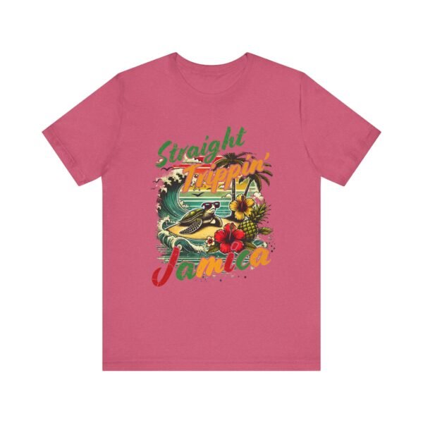 Tropical Vibe Tee - Unisex Jersey Short Sleeve Tee - Straight Trippin' Jamaica - Image 13