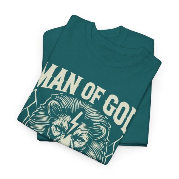 Heroic Faith Unisex Heavy Cotton Tee - Man of God, Husband, Daddy, Protector, Gift for Dads, Father's Day, Christian Apparel - Image 22