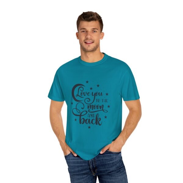 Love You to the Moon and Back Unisex T-Shirt | Cute Gift for Him/Her, Relaxed Fit Tee, Relationship Gift, Gift for Parents, Couple's Shirt - Image 23
