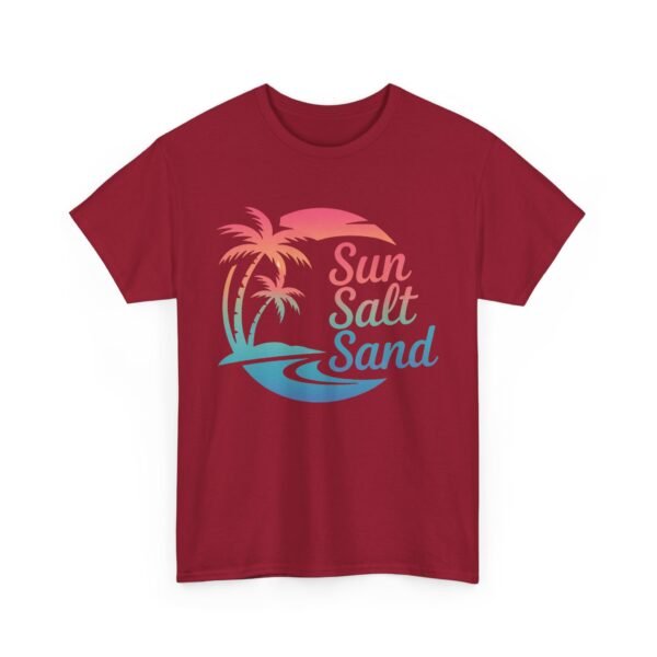 Tropical Beach Tee, Sun Salt Sand T-Shirt, Summer Vibes Shirt, Ocean Lover Apparel, Beach Vacation Clothing, Coastal Gift Idea - Image 18