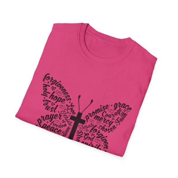 Inspirational Butterfly Graphic T-Shirt, Faith Shirt, Religious Tee, Gift for Believers, Spiritual Apparel - Image 43