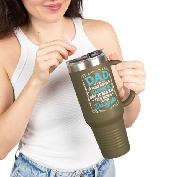 Insulated Travel Mug, 40oz | Personalized Gift for Dad | Humor & Motivation | Perfect for Road Trips, Work, or Gifting | BPA-Free Drinkware