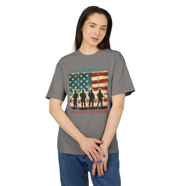 Patriotic Unisex Tee - Land of the Free - Brave American Heroes Shirt, Memorial Day Gift, Veteran's Day Tee, Independence Day Style, [...] - Image 21