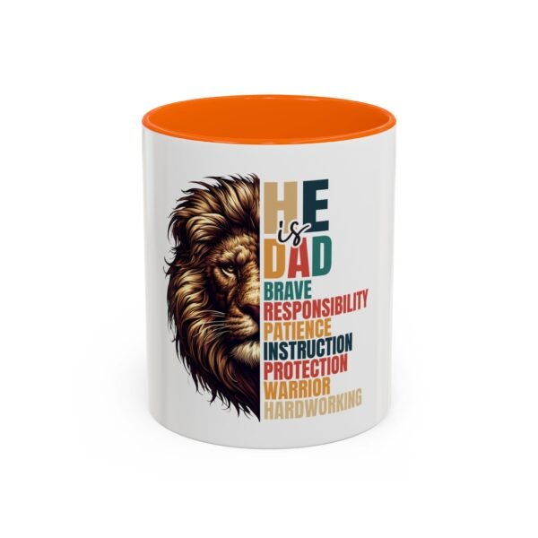 Dad-Themed Accent Coffee Mug: Perfect Gift for Father's Day, Birthday, or Everyday Appreciation, Unique Design, Coffee Lover's Must-Have - Image 21