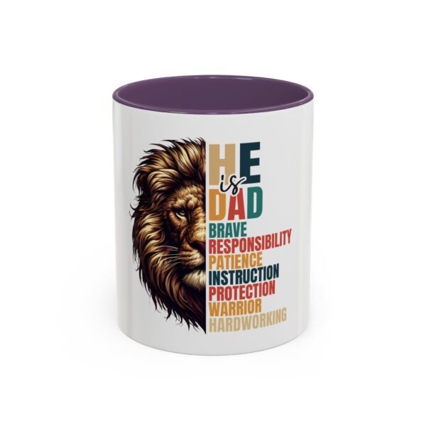 Dad-Themed Accent Coffee Mug: Perfect Gift for Father's Day, Birthday, or Everyday Appreciation, Unique Design, Coffee Lover's Must-Have - Image 25