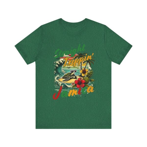 Tropical Vibe Tee - Unisex Jersey Short Sleeve Tee - Straight Trippin' Jamaica - Image 29