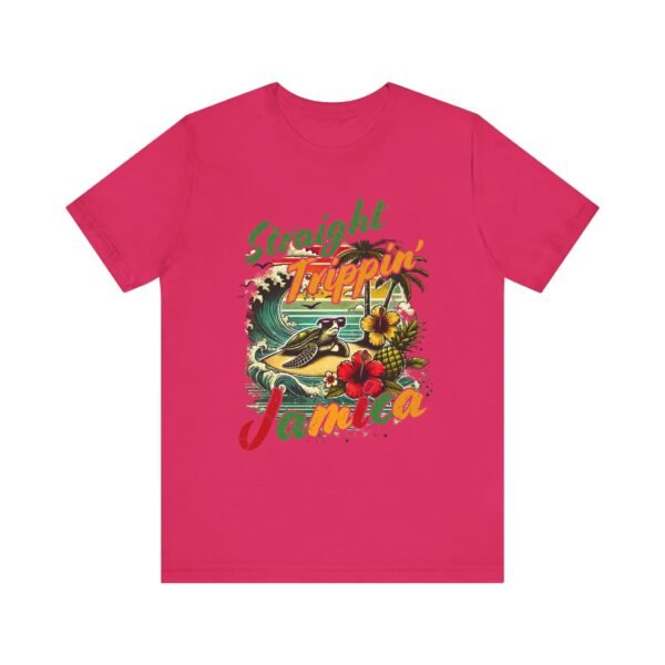 Tropical Vibe Tee - Unisex Jersey Short Sleeve Tee - Straight Trippin' Jamaica - Image 33