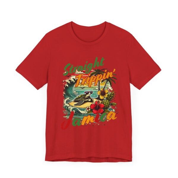 Tropical Vibe Tee - Unisex Jersey Short Sleeve Tee - Straight Trippin' Jamaica - Image 39