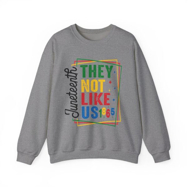 Juneteenth Celebration Crewneck Sweatshirt, Unisex Heavy Blend, Affirmation Apparel, Comfortable Gift, Equality Awareness, Black History - Image 5