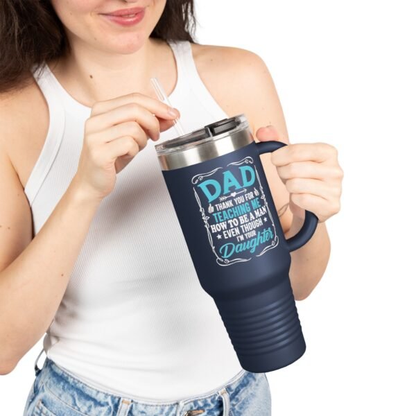 Insulated Travel Mug, 40oz | Personalized Gift for Dad | Humor & Motivation | Perfect for Road Trips, Work, or Gifting | BPA-Free Drinkware - Image 17