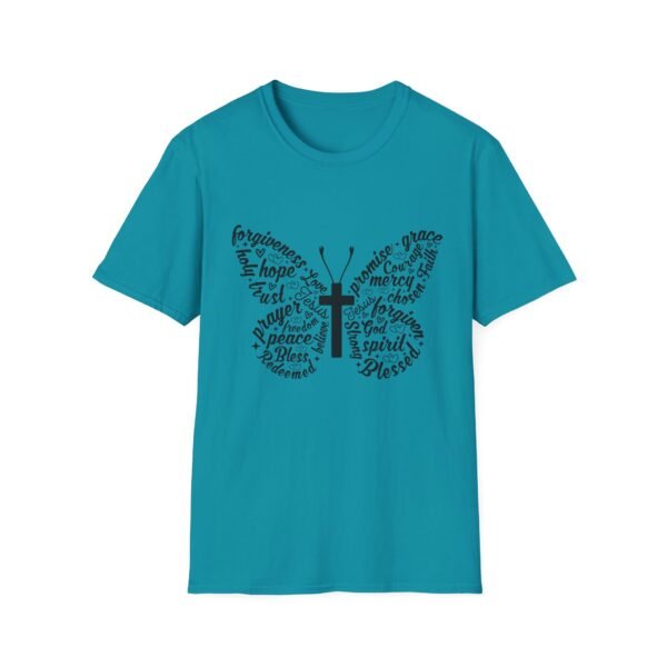 Inspirational Butterfly Graphic T-Shirt, Faith Shirt, Religious Tee, Gift for Believers, Spiritual Apparel - Image 32
