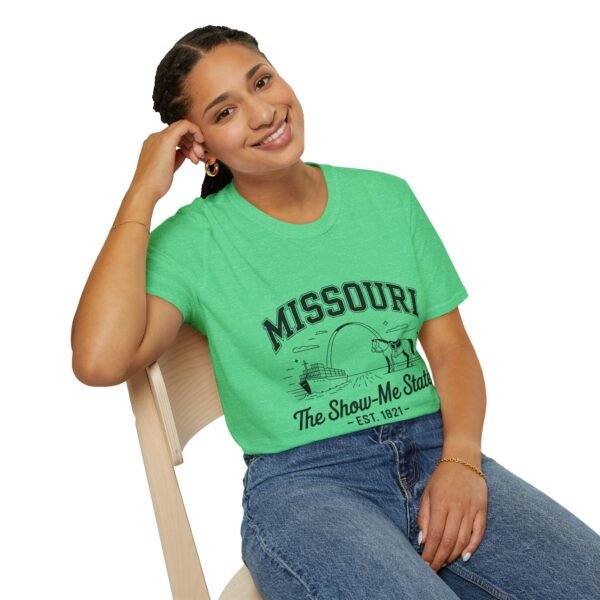 Missouri Unisex Softstyle T-Shirt, Show-Me State Tee, State Pride Shirt, Gift for Travelers, Casual Wear, Souvenir Apparel - Image 10