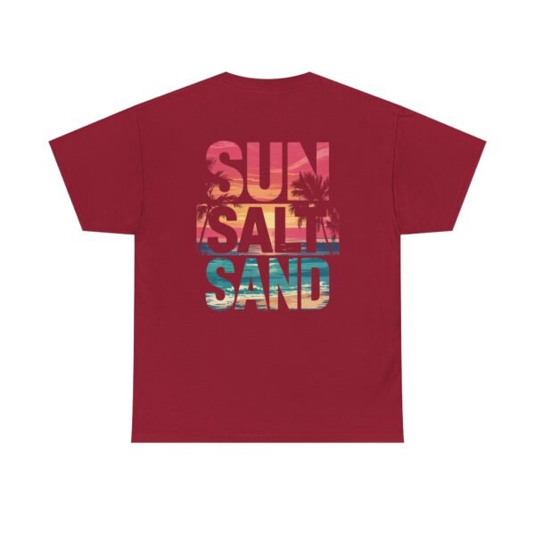 Tropical Beach Tee, Sun Salt Sand T-Shirt, Summer Vibes Shirt, Ocean Lover Apparel, Beach Vacation Clothing, Coastal Gift Idea - Image 17
