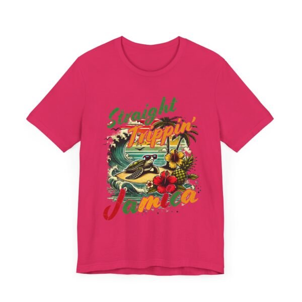 Tropical Vibe Tee - Unisex Jersey Short Sleeve Tee - Straight Trippin' Jamaica - Image 35