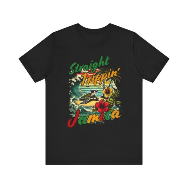 Tropical Vibe Tee - Unisex Jersey Short Sleeve Tee - Straight Trippin' Jamaica - Image 25