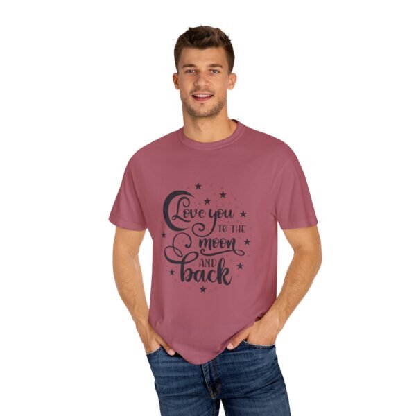 Love You to the Moon and Back Unisex T-Shirt | Cute Gift for Him/Her, Relaxed Fit Tee, Relationship Gift, Gift for Parents, Couple's Shirt - Image 31