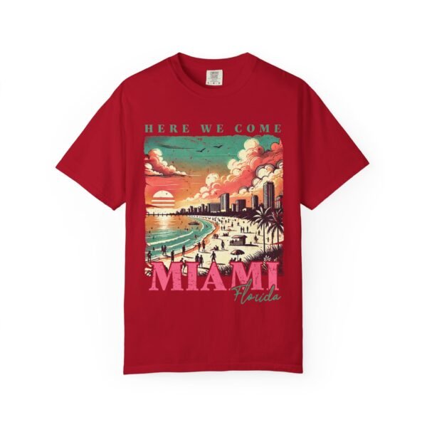 Miami Sunset T-Shirt, Vintage Florida Tee, Retro Beachwear, Summer Vacation Shirt, Unisex Graphic Tee, Travel Apparel - Image 48