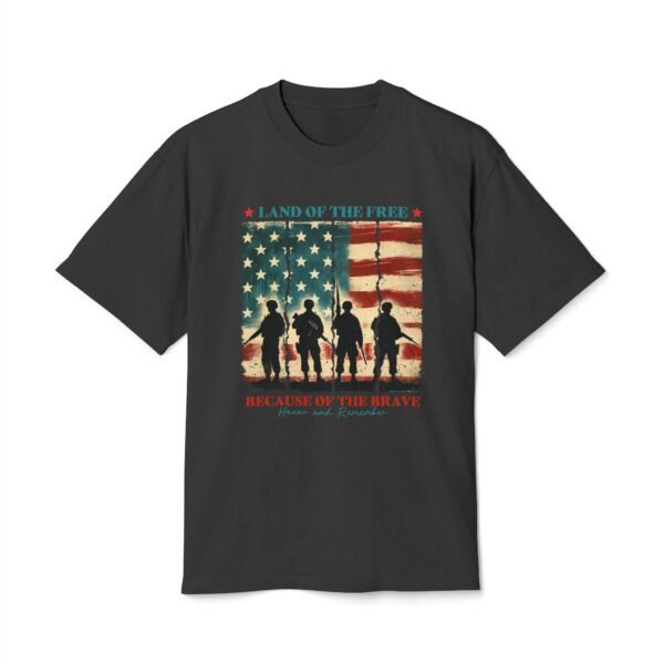Patriotic Unisex Tee - Land of the Free - Brave American Heroes Shirt, Memorial Day Gift, Veteran's Day Tee, Independence Day Style, [...]