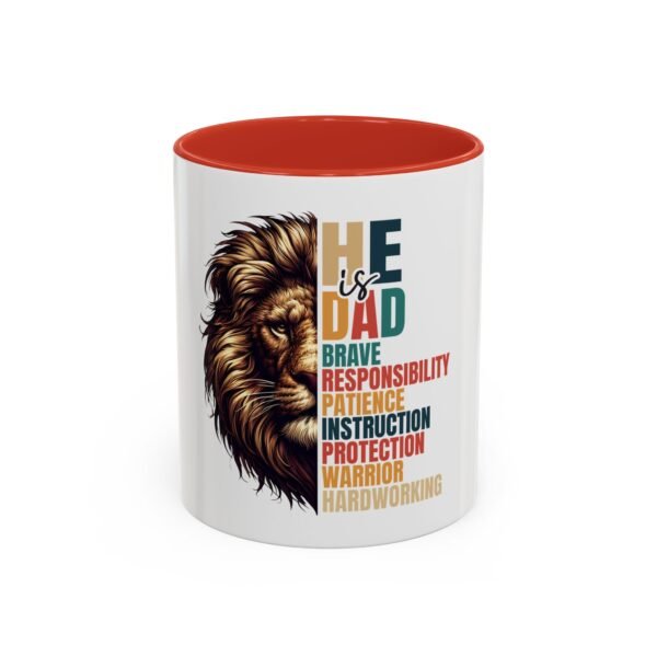 Dad-Themed Accent Coffee Mug: Perfect Gift for Father's Day, Birthday, or Everyday Appreciation, Unique Design, Coffee Lover's Must-Have - Image 17