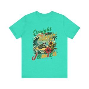 Tropical Vibe Tee – Unisex Jersey Short Sleeve Tee – Straight Trippin’ Jamaica