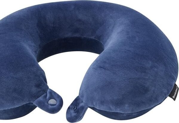 Brookstone Travel Neck Pillow - Lightweight Fleece... - Image 5