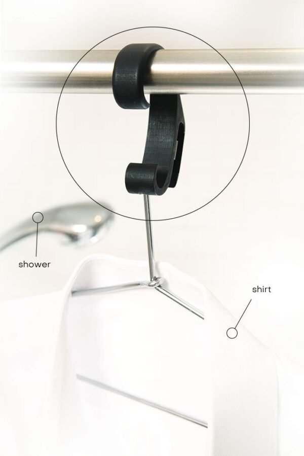 Travel Tool Over shower door hook Traveler's Steam... - Image 4