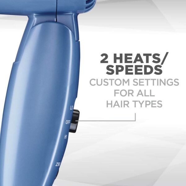 Conair Travel Hair Dryer with Dual Voltage, 1600W ... - Image 4