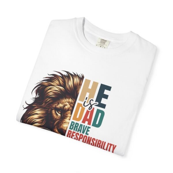 He is Dad Lion Graphic T-Shirt, Father's Day Gift, Unisex Tee, Dad Humor Shirt, Gift for Dad, Warrior Dad Apparel - Image 11
