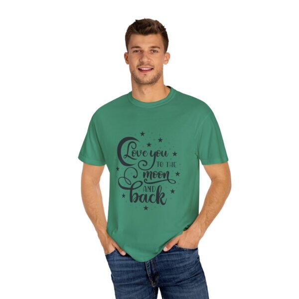 Love You to the Moon and Back Unisex T-Shirt | Cute Gift for Him/Her, Relaxed Fit Tee, Relationship Gift, Gift for Parents, Couple's Shirt - Image 10