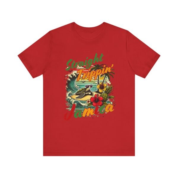 Tropical Vibe Tee - Unisex Jersey Short Sleeve Tee - Straight Trippin' Jamaica - Image 37