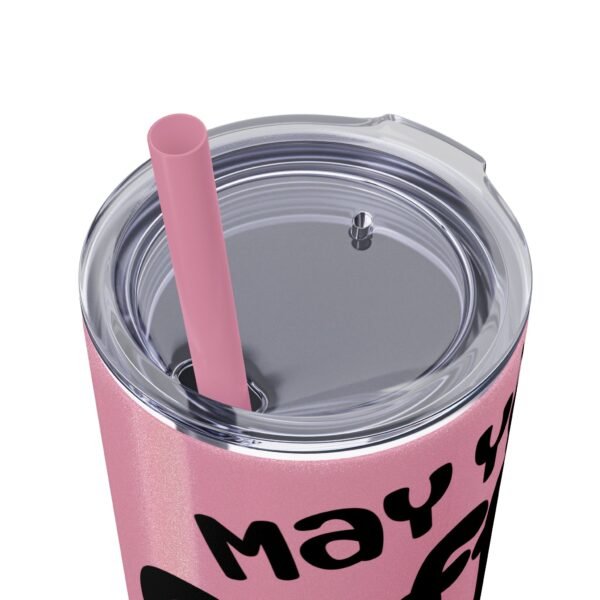 Coffee Kick-In Skinny Tumbler, 20oz | Motivational Drinkware for Daily Boost, Gifts for Coffee Lovers, Travel Mug, Unique Drink [...] - Image 20