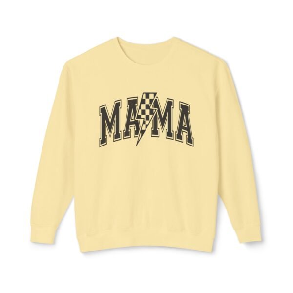 Mama Lightning Bolt Crewneck Sweatshirt - Perfect Gift for Moms, Casual Wear, Family Gatherings, Cozy Outfits, Mother's Day - Image 9