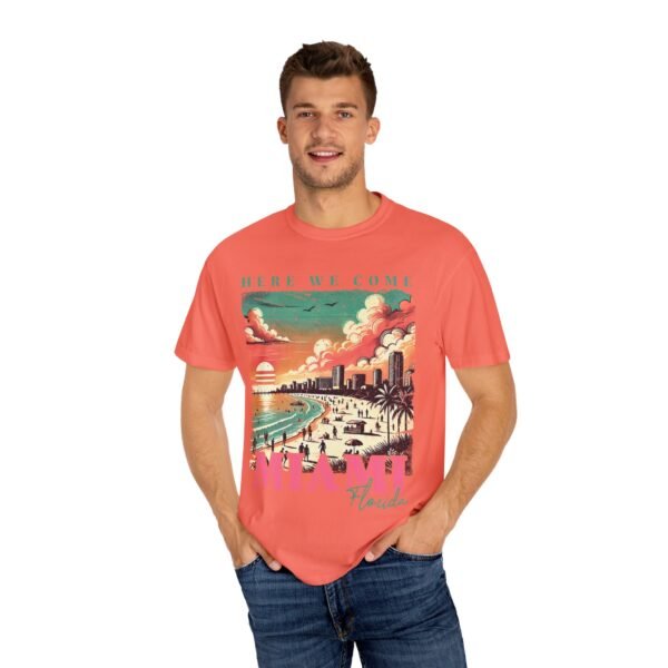Miami Sunset T-Shirt, Vintage Florida Tee, Retro Beachwear, Summer Vacation Shirt, Unisex Graphic Tee, Travel Apparel - Image 18